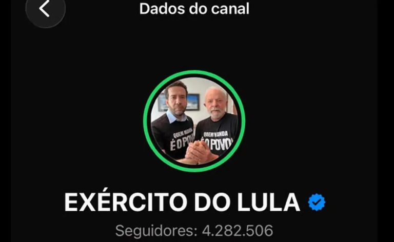 Campanha registra o canal "Exército do Lula" no TSE