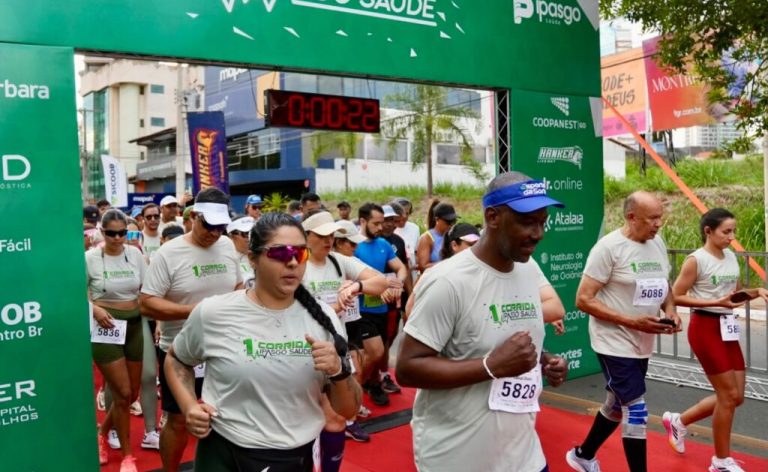Participantes da Corrida Ipasgo Saúde