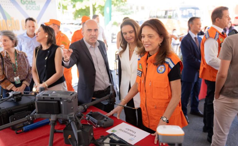 Gracinha Caiado reforça prevenção a desastres com o Goiás Alerta e Solidário