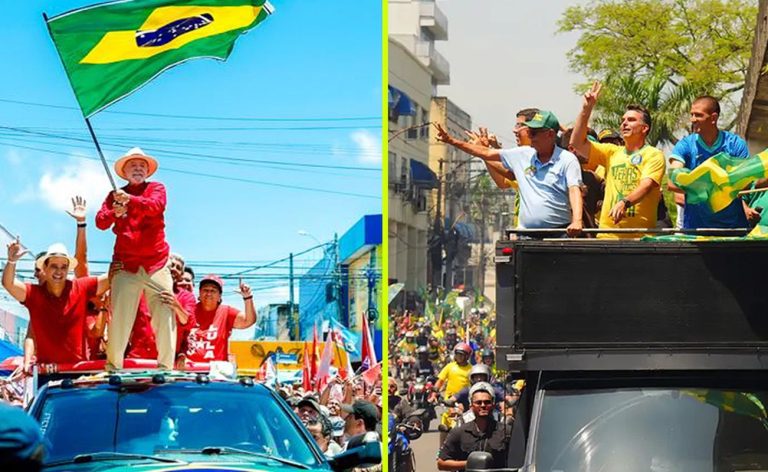 Lula faz comício em Natal e Flávio participa de moto-carreata no Rio