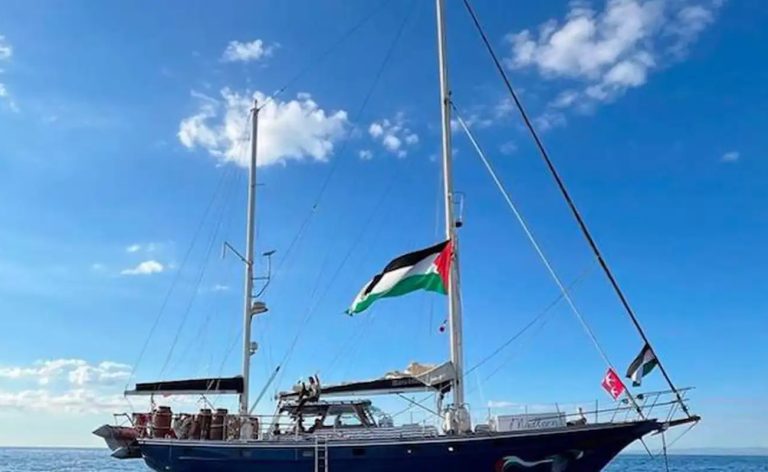 Manifestações pró-Palestina prestam solidariedade à Flotilha Sumud